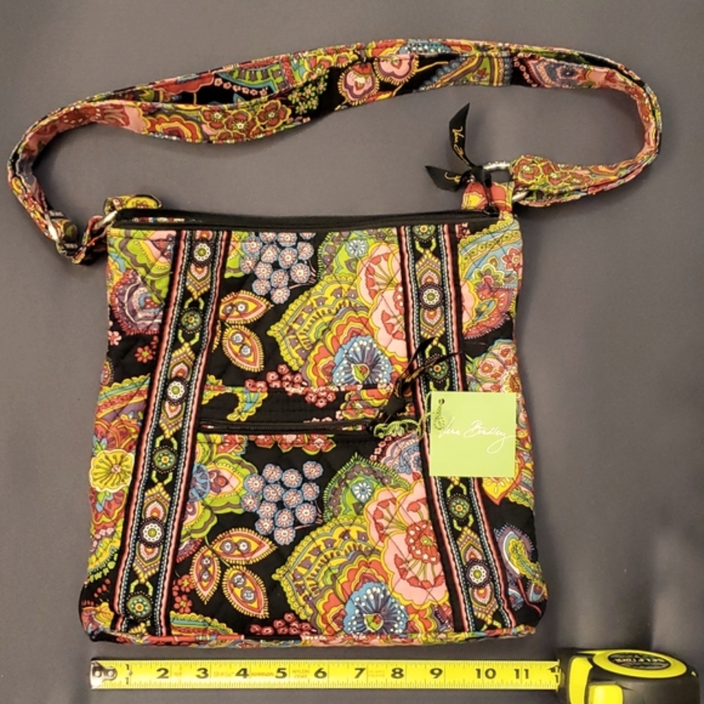 Vera Bradley Hipster Symphony in Hue crossbody EUC